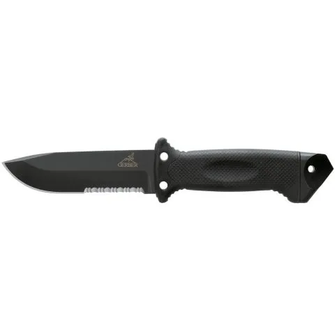 LMF II Infantry Gerber Slidkniv med slida, svart box Kampanjpris